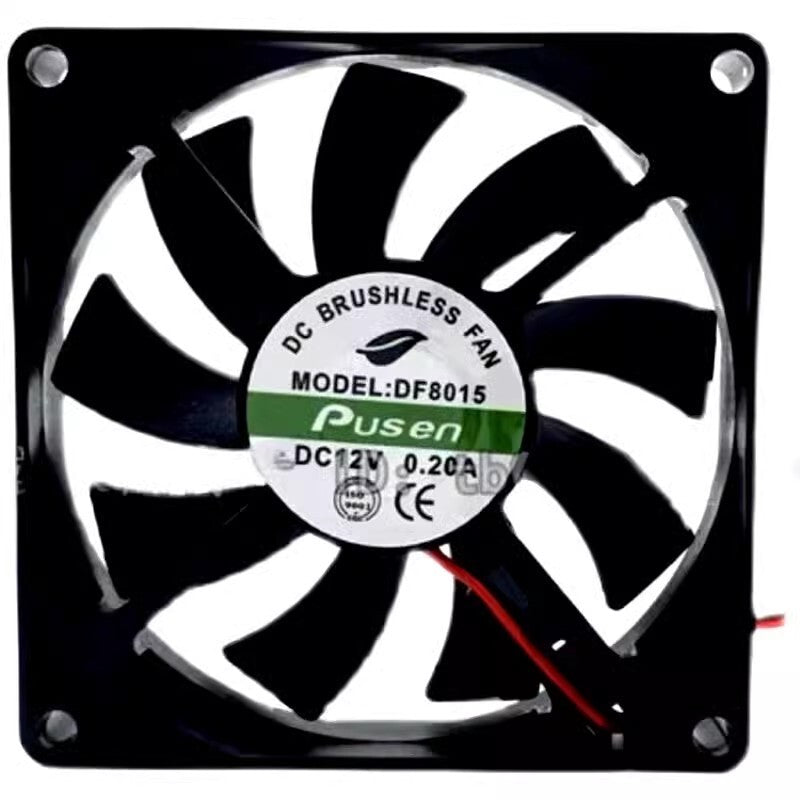 1 PCS DF8015 DC12V 0.20A 8CM 8015 2-Wire Inverter Cooling Fan
