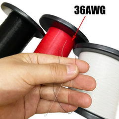 1 axis UL10064-36AWG Dia 0.28mm electronic ultra-fine High Temp Hook Up Wire