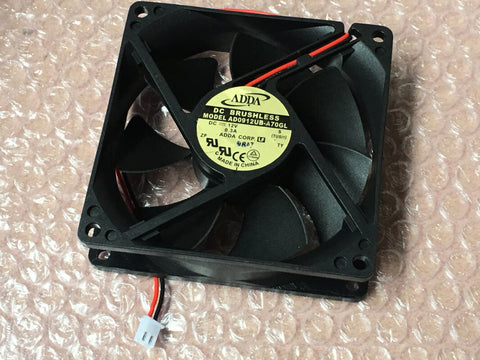 ADDA 9025 AD0912UB-A70GL DC12V 0.30A 92*25*25MM 2 line fan