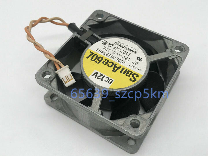 Sanyo SANYO 109L0612S403 6025 12V 0.17A 60X60X25MM 2pin Double Ball Cooling Fan