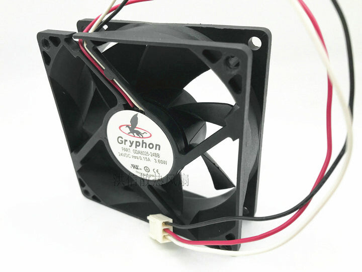 Gryphon GDA8025-24BB 8025 24V 0.15A 8CM power amplifier cooling fan