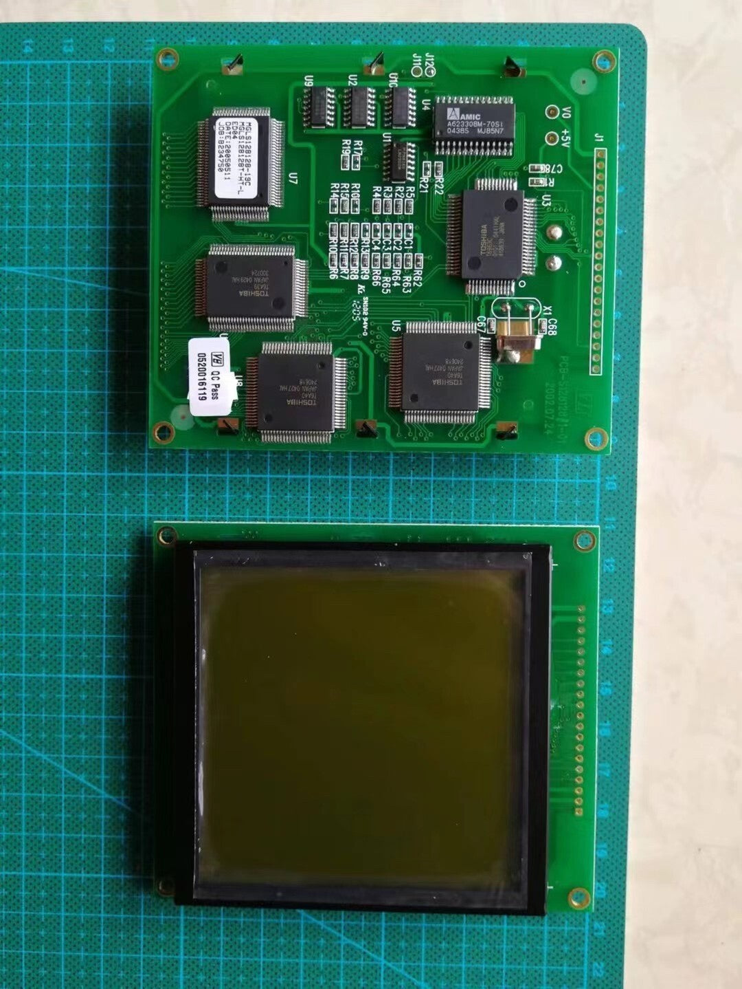 For TM128128A-1 MGLS128128-19C PCB-S128128 1-01 MGLS12 LCD Screen Display Panel