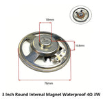 3 Inch 4Ω 8Ω 16Ohm 1W 2W 3W 5W 10W 20W Full-range Speaker Loudspeaker Waterproof