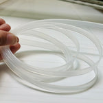 Solid Silicone Rubber Strip Flat Bar Light Box Seal Strip Heat Resistance Strip