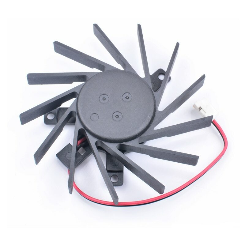2pcs DFS601012L 12V 1.6W 54mm 35x35x27mm graphics card heat sink cooling fan