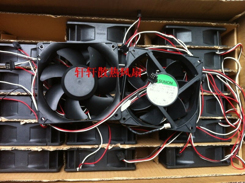 For Sunon PMD2412PMB1-A 12CM 24v 18.2W server inverter cooling fan