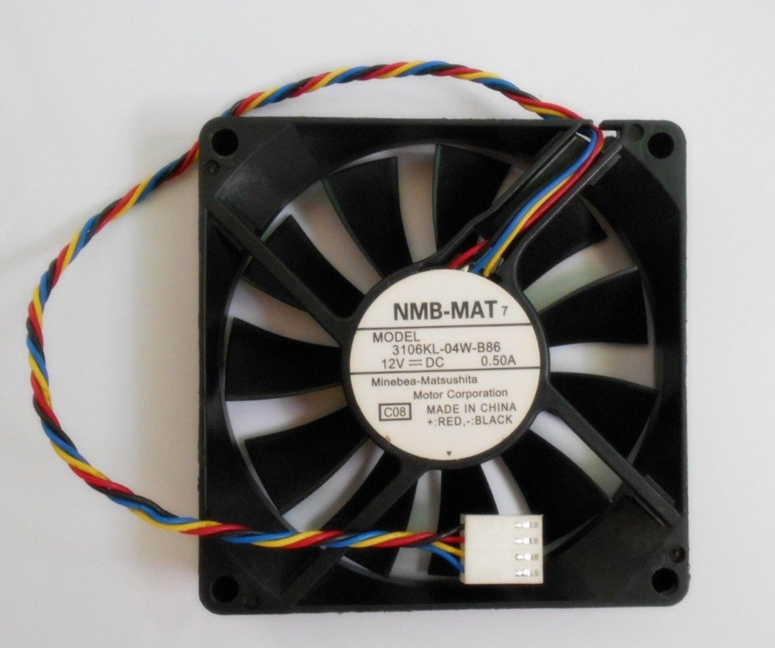 NMB 3106KL-04W-B86 fan 80*80*15mm 12V 0.50A 4Pin PWM COOLING FAN BALL BEARING