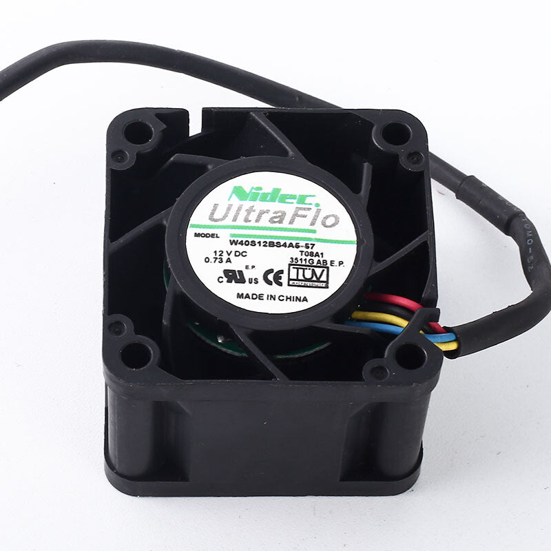 NIDEC 4028 0.73A W40S12BS4A5-57 40*40*28MM 12V 4 Wire Server Chassis Fan