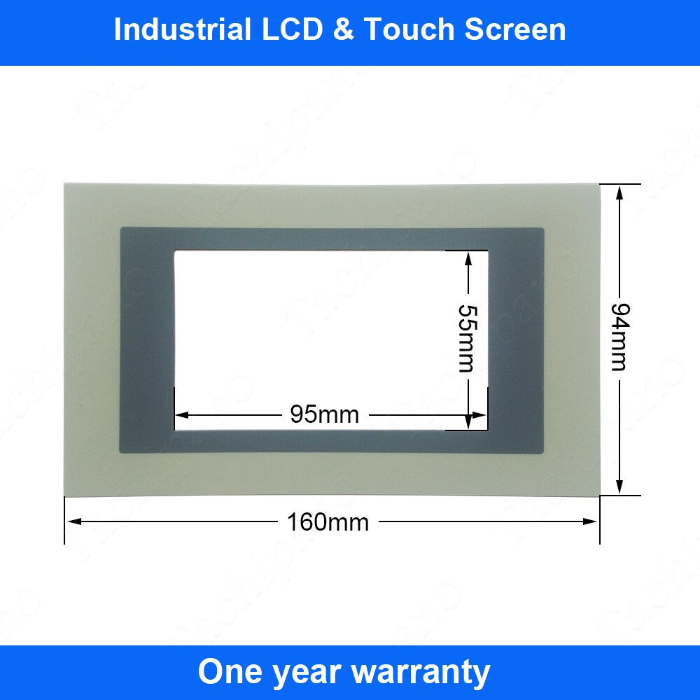 VT155W000CN Touch Panel for ESA VT155W000ET Screen Glass with Protective Film