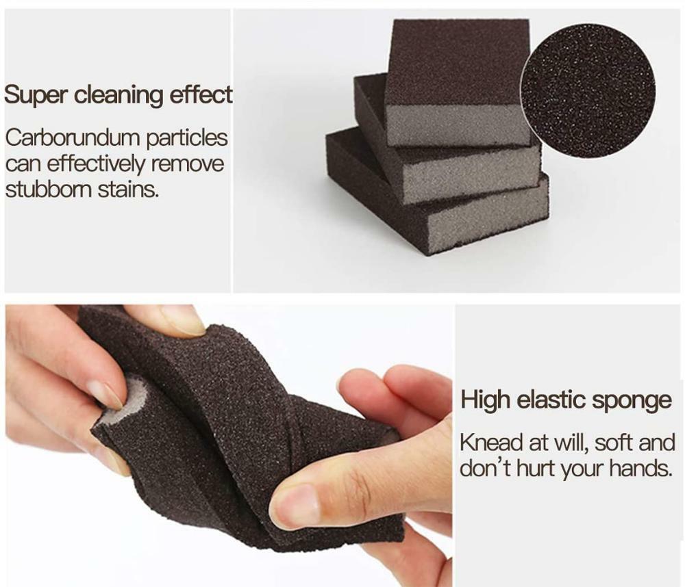 Sponge Brush Cleaning Fine Flexible Descaling Dish Pad Nano Emery Washing