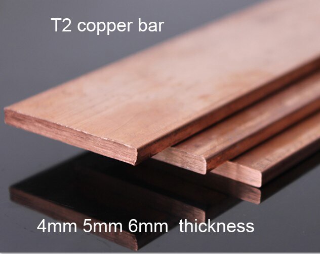 4mm-6mm thickness T2 copper bar Article copper copper strip flat bar copper line