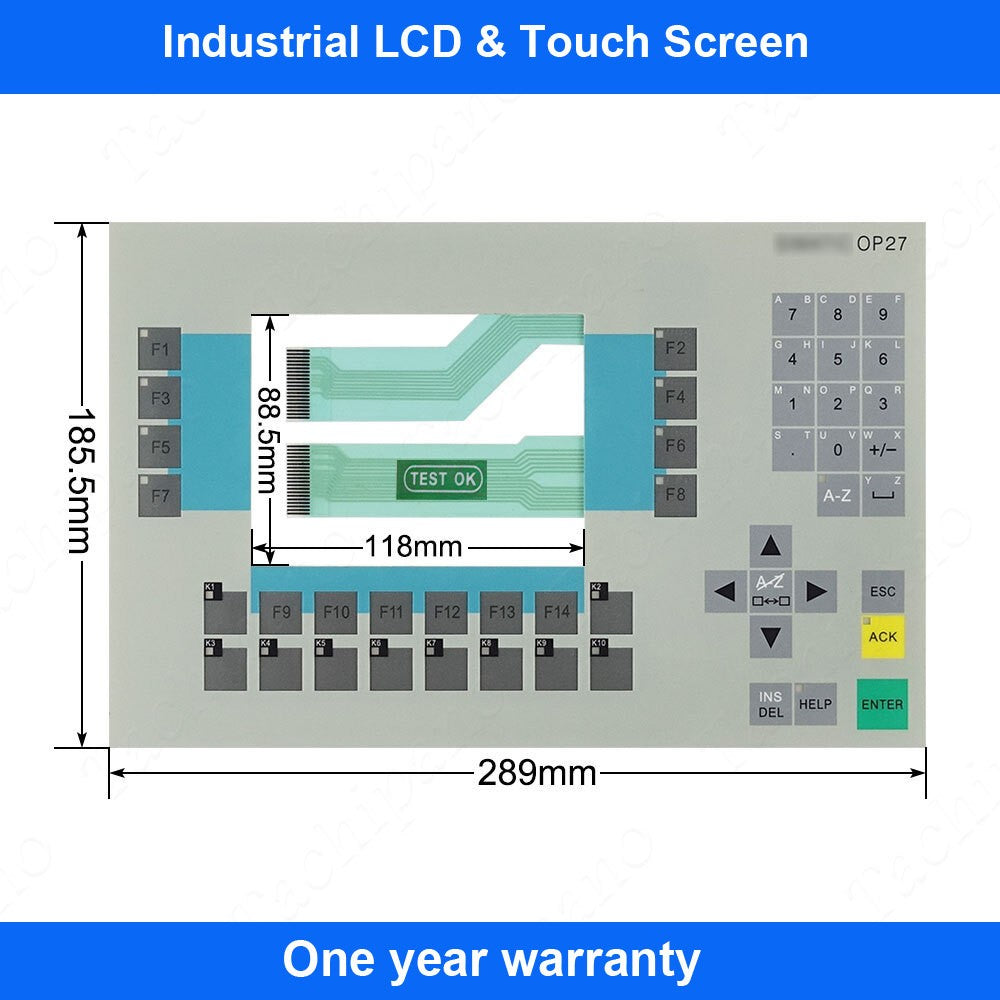 6AV3627-6LK00-0AA0 Membrane Keypad Switch for 6AV3 627-6LK00-0AA0 OP27