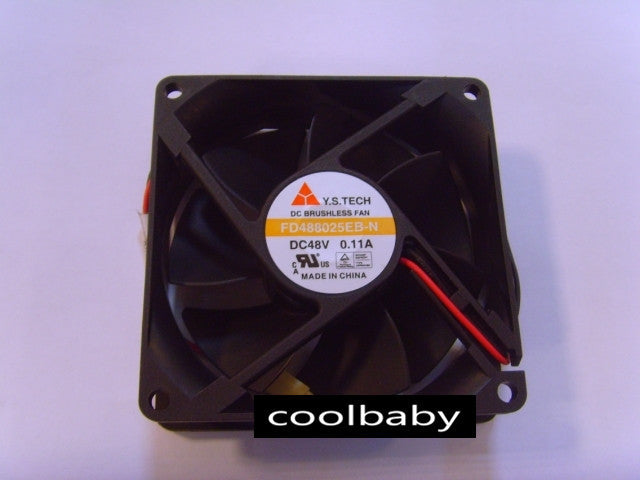 1pc Y.S.TECH FD488025EB-N Fan 48V 0.11A 80*80*25mm 3Pin 8cm
