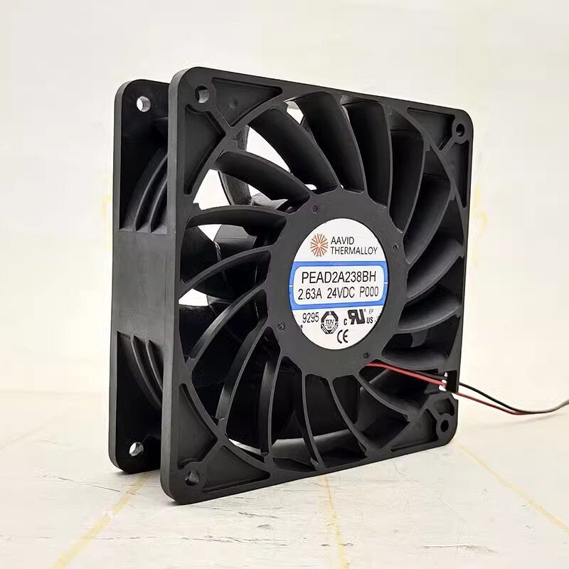 AAVID PEAD2A238BH 24V 2.63A 12cm 12038 2-Wire Cooling Fan
