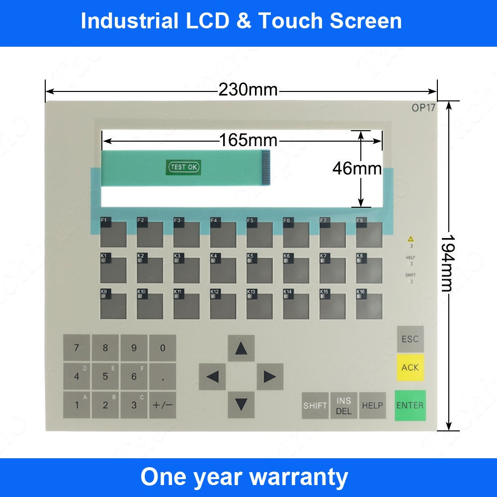 6AV3617-1JC20-0AX1 Plastic Cover Case for 6AV3 617-1JC20-0AX1 OP17 with Keyboard
