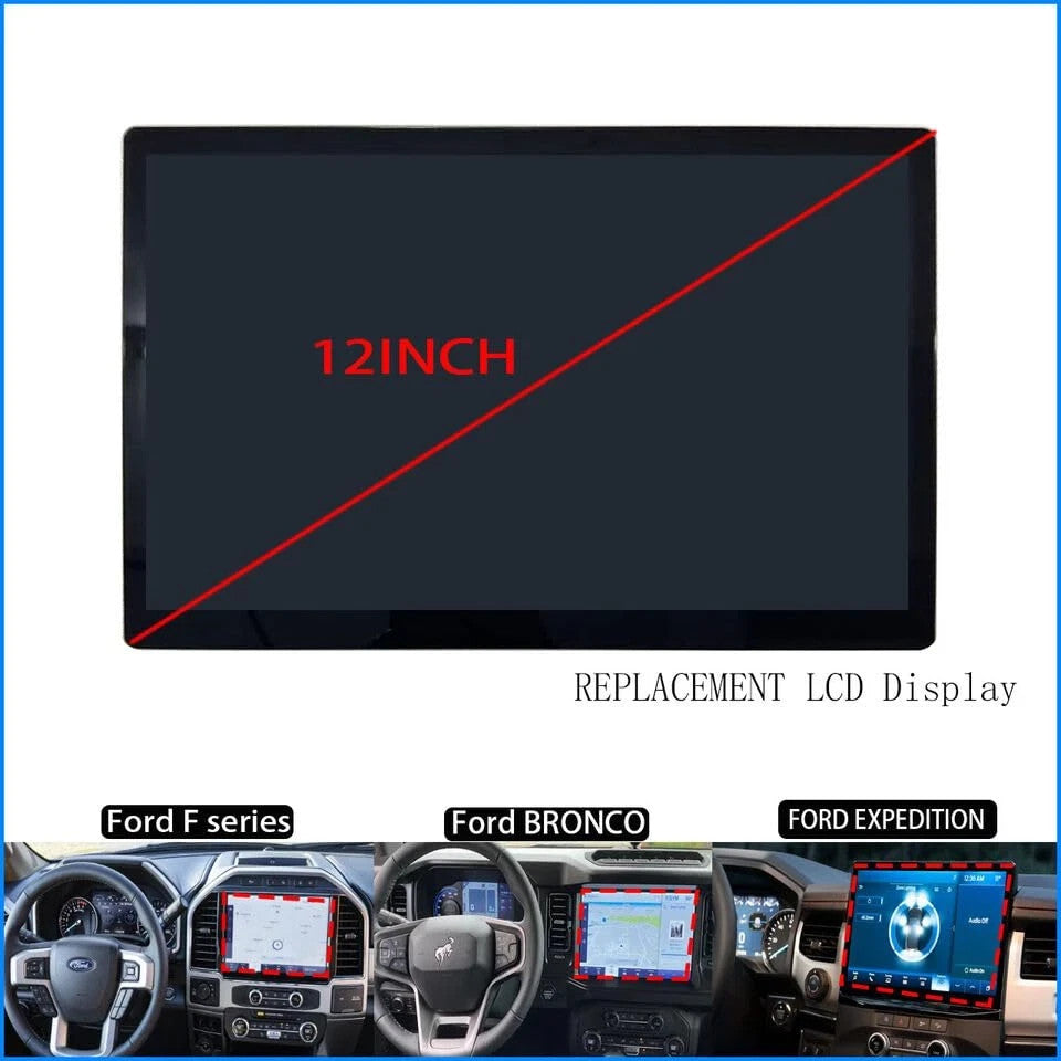 12 Inch Display Screen Radio Navigation for Ford F150 F-150 F250 2020-2024 SYNC4