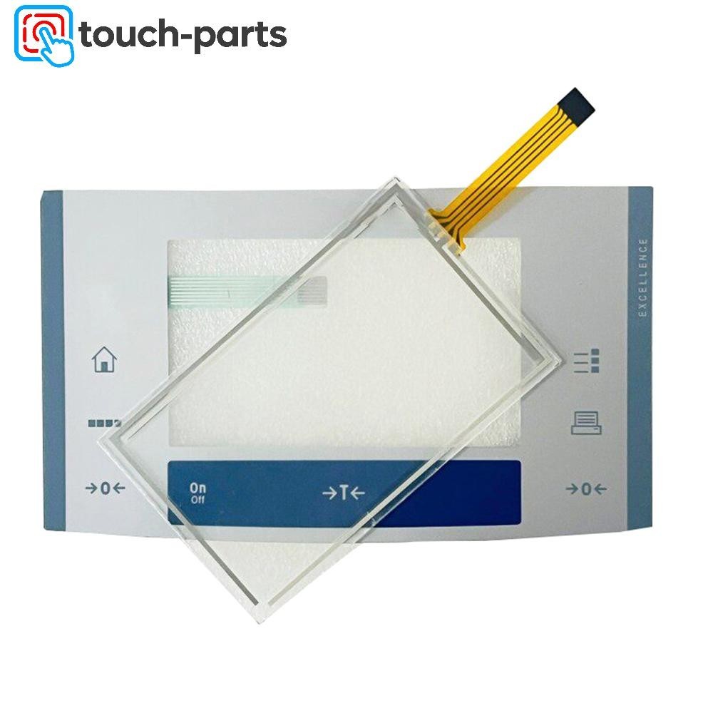 Membrane Keypad Touch Screen Glass for METTLER XS204 Touchpad