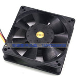 SANYO 109P0912H4D01 Daul ball cooling fan DC12V 0.21A 2.52W 3wire 90*90*25MM