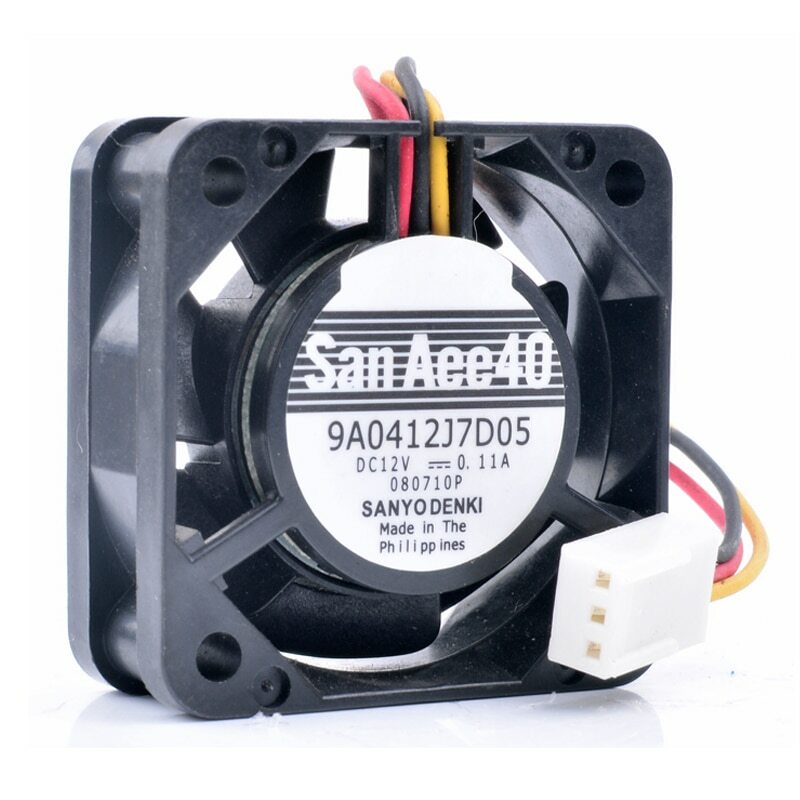 1pcs Sanyo original 9A0412J7D05 4cm 4015 12V 0.11A Cooling Fan 3pin