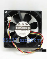 San Cooler 80 9A0812S4D01 12V 0.18A 8cm 8025 3-Pin Chassis Cooling Fan