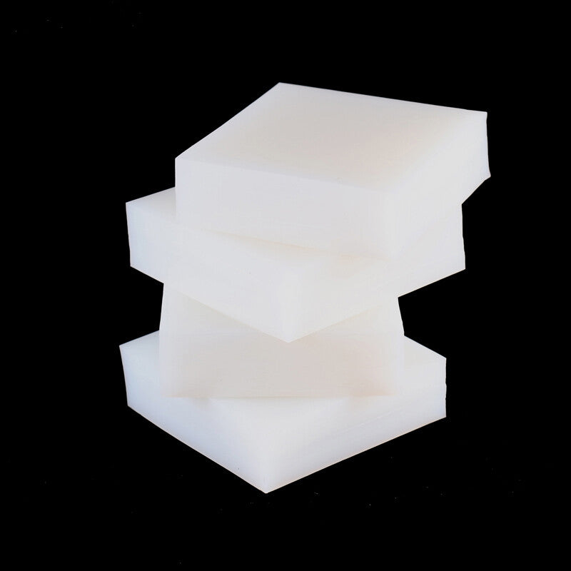 White Silicone Rubber Sheet Pad 50x50mm 100x100 200x200 300X300mm Thick 5mm~50mm