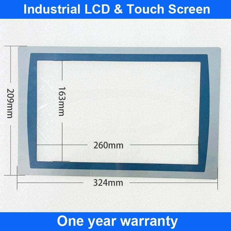 Touch Screen Panel Glass PanelView Plus 7 2711P-T12W21D8S-B + Overlay Film