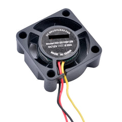 ND-2510M12B 25x25x10mm DC12V 0.05A 3 wires cooling fan