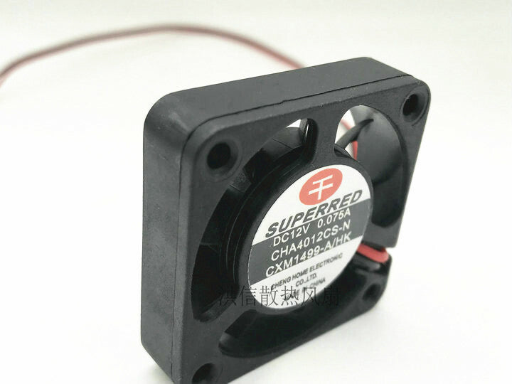 SUPERRED CHA4012CS-N 4010 12V 0.075A 4CM ultra-quiet cooling fan