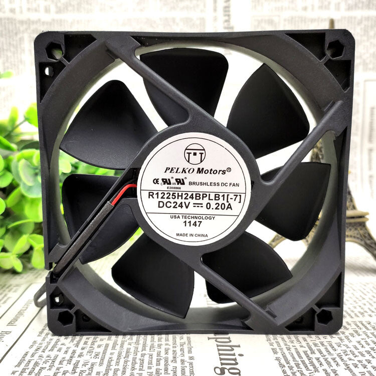 PELKO MOTORS R1225H24BPLB1-7 12025 12cm 24V 0.20A silent cooling fan