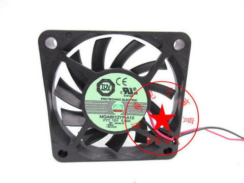1PC Protechnic MGA6012YF-A10 6010 12V 0.30A 6CM cooling fan