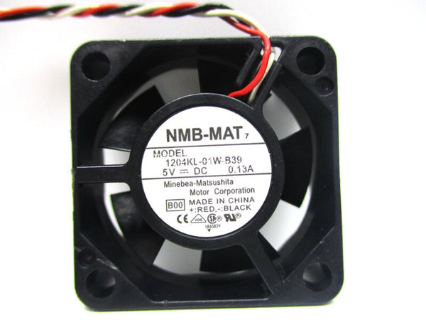 1pc 1204KL-01W-B39 Double ball cooling fan DC5V 0.13A 3wire 30*30*10MM