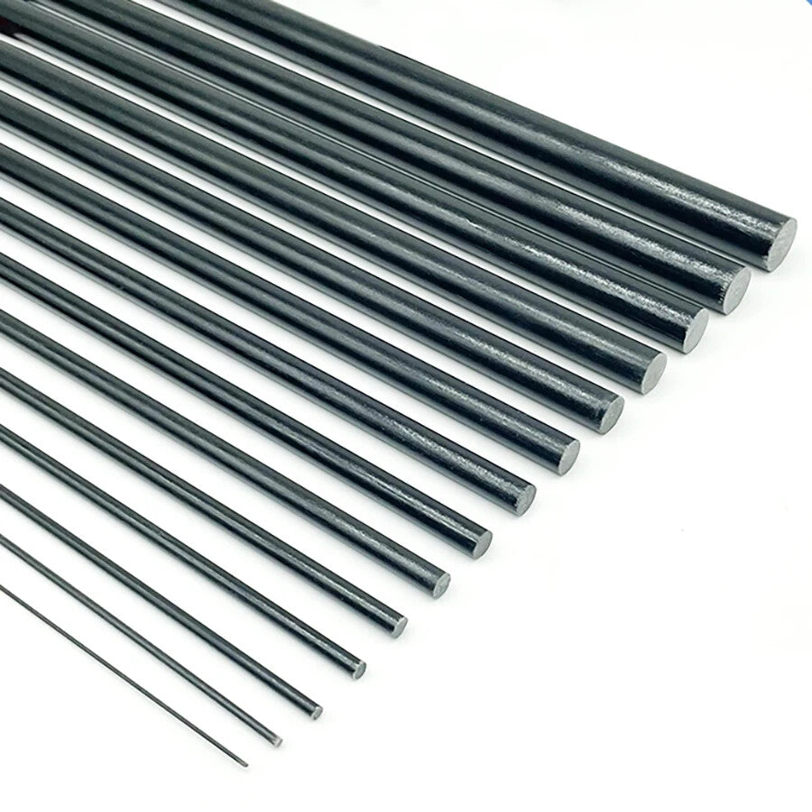 10PCS Glass Fiber Bar Dia1 2 3 4 5 6 8mm FRP Fiberglass Round Rods Length 200mm