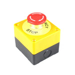 Push Button Switch DPST Emergency Stop Button AC 660V 10A NO+NC LAY37-11ZS