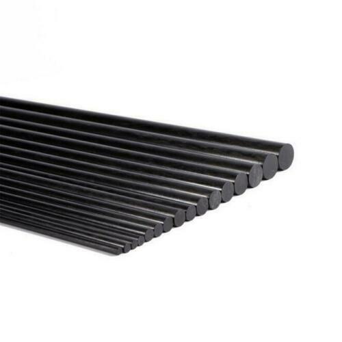 500mm Carbon Fiber Strip Solid Rod Round Square Tube Flat Bar Shaft RC Airplane