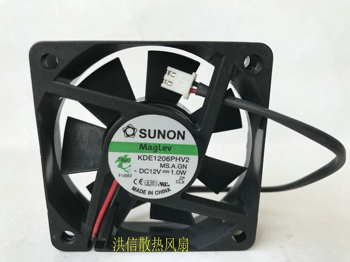 SUNON 6015 KDE1206PHV2 DC12V 1.0W 60MM Maglev Quiet Fan 2pin