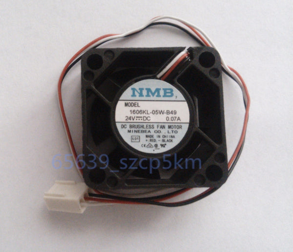 NEW NMB-MAT 1608KL-05W-B49 fan 24V 0.07A 3 Pin 40*40*20mm cooling fan /