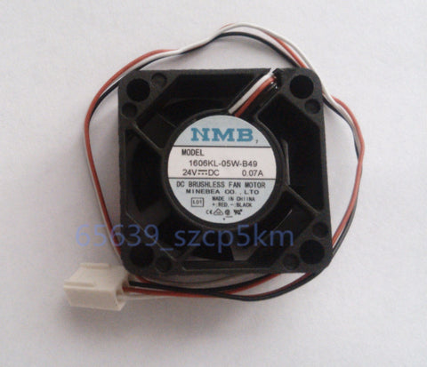 NEW NMB-MAT 1608KL-05W-B49 fan 24V 0.07A 3 Pin 40*40*20mm cooling fan /