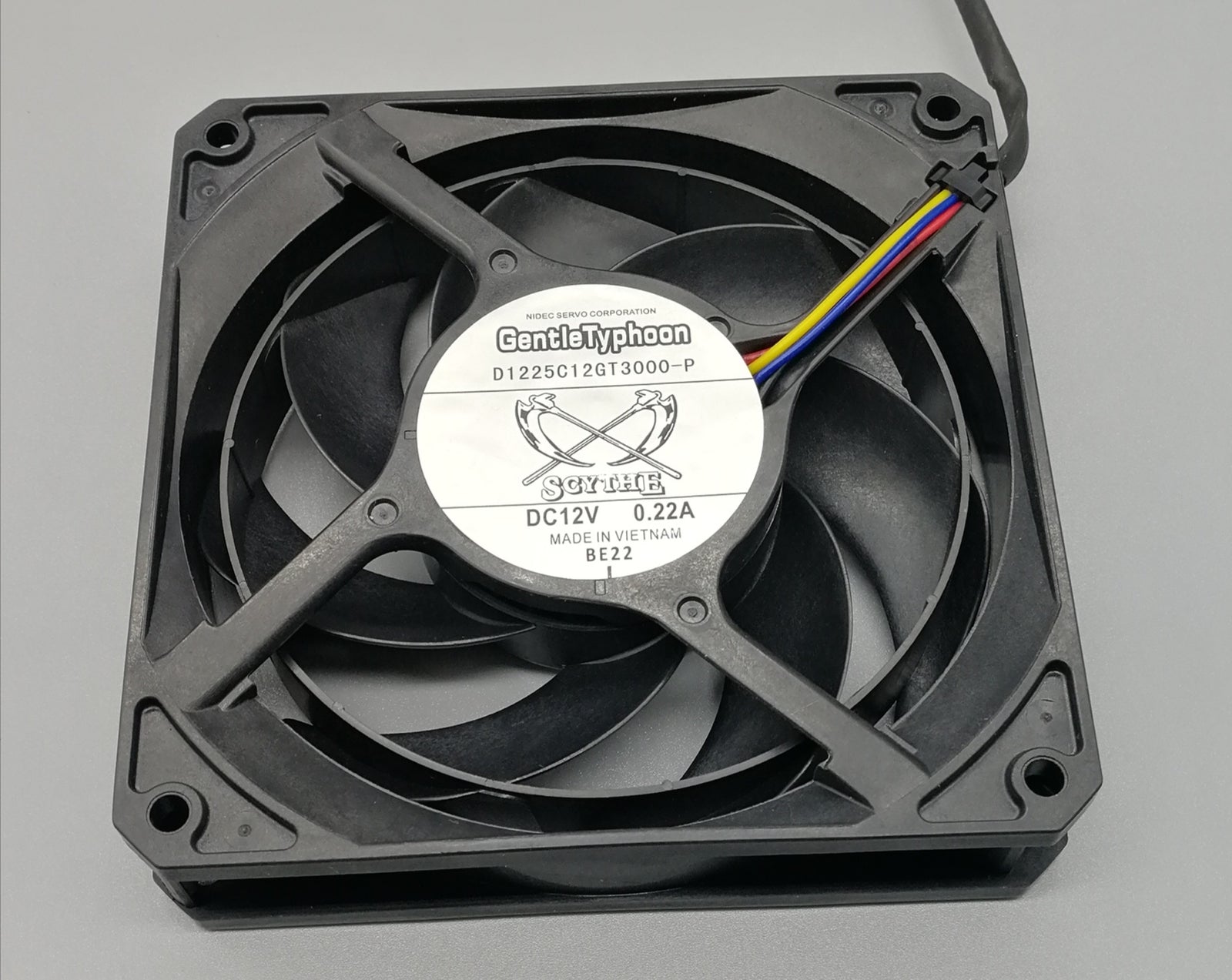 D1225C12GT3000-P For Gt3000 120mm PWM cooling fan DC12V 12cm 83CFM 3000RPM