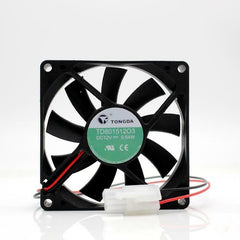 1PC TONGDA TD801512O3 8CM 12V 0.54W Midea refrigerator cooling fan