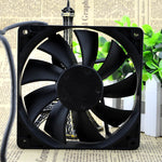 NMB 4710KL-04W-B19 V54 DC12V 0.22A 120x120x25mm 3-wire Server Square cooling fan