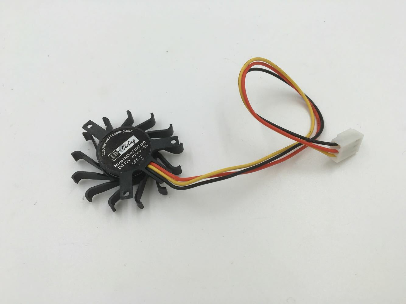 ND-6010M12B DC12V 0.1A 3pin Cooling Fan