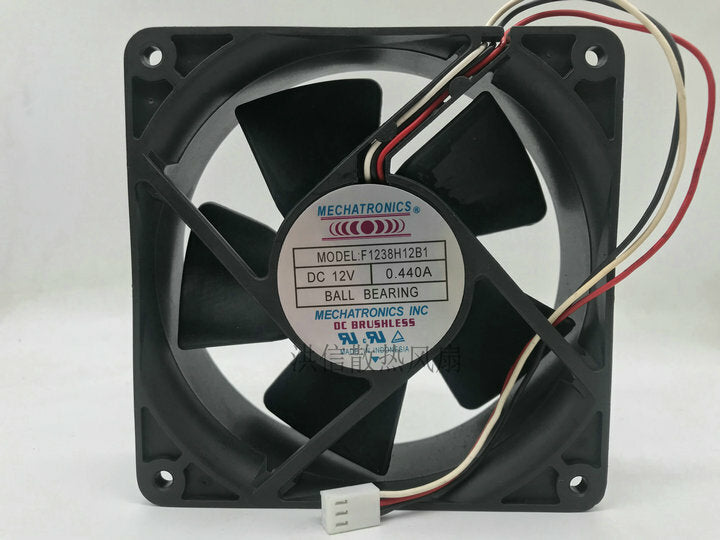 MECHATRONICS 12038 F1238H12B1 12V 0.440A Chassis cooling fan