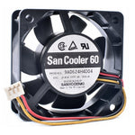 san cooler 60 9A0624H4D04 6cm 6025 60x60x25mm 24V 0.06A 3pin cooling fan