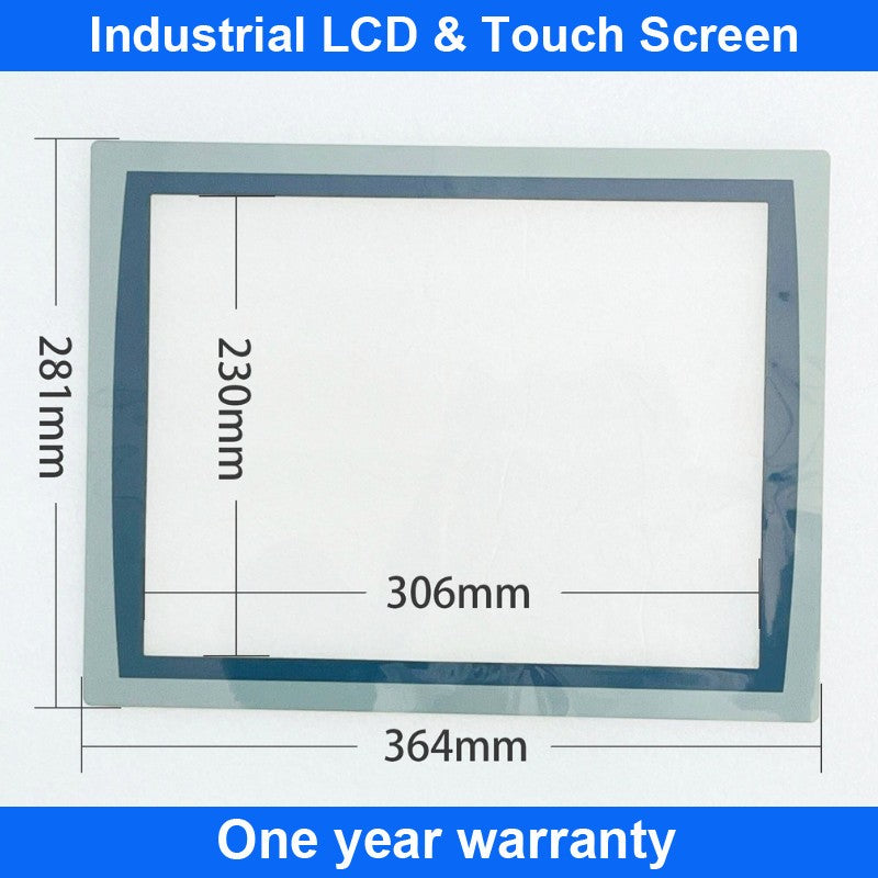 Touch Screen Panel Glass PanelView Plus 7 2711P-T15C21D8S + Overlay Film