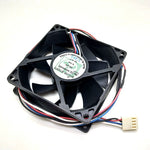 RDH8025B2 80mm 8025 24V printer fan 8cm double ball PWM temperature control fan