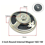 3 Inch 4Ω 8Ω 16Ohm 1W 2W 3W 5W 10W 20W Full-range Speaker Loudspeaker Waterproof