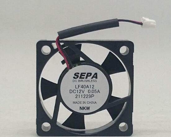 original L40A12 DC 22V 0.05A 40*40*10mm 2 wire cooling fan