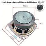3 Inch 4Ω 8Ω 16Ohm 1W 2W 3W 5W 10W 20W Full-range Speaker Loudspeaker Waterproof