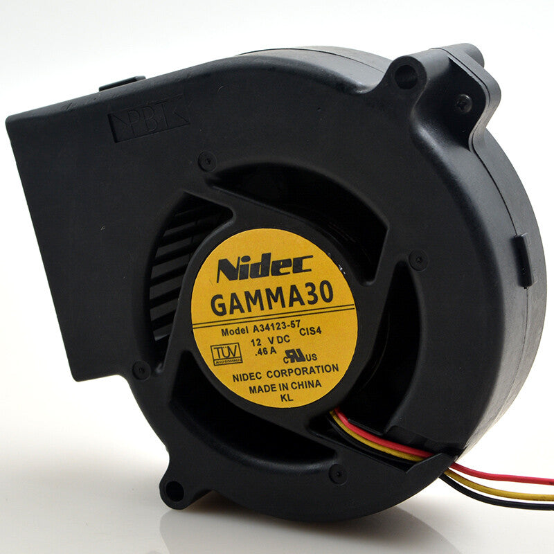 1PCS Nidec A34123-57 Fan DC12V 0.46A 9733 97*97*33 3 wires