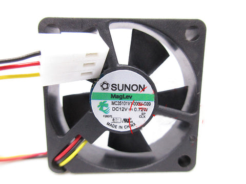 SUNON MC35101V1-000U-G99 12V 0.72W 3.5CM 3-wire silent cooling small fan